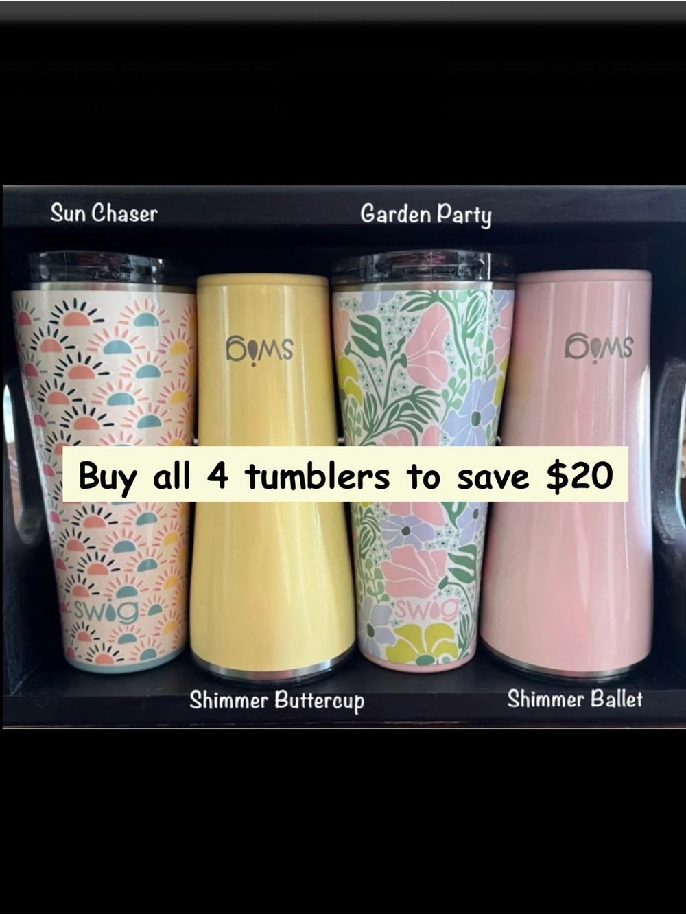 Swig Life 4 Tumbler Set - NWOT